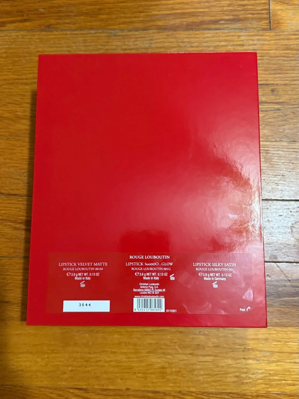 Christian Louboutin Rouge Louboutin Lip Trio Coffret 3pc Luxury Makeup